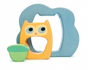 Пазл для малышей - Сова и желудь, 3 элемента (Le Toy Van, PL005)